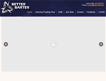 Tablet Screenshot of better-barter.com